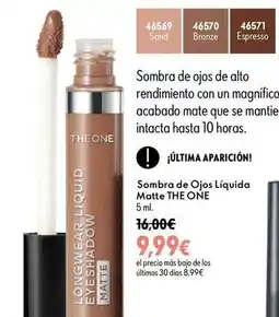 Oriflame One - sombra de ojos de alto oferta