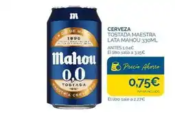 Cash Ecofamilia Mahou - cerveza tostada maestra oferta