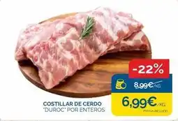 Cash Ecofamilia Duroc - costillar de cerdo oferta