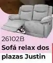Ahorro Total Relax - sofá dos plazas justin oferta