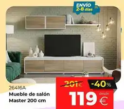 Ahorro Total Mueble de salon master 200 cm oferta