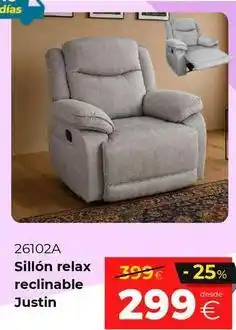 Ahorro Total Sillon relax reclinable oferta