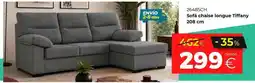 Ahorro Total Sofa chaise longue tiffany 208 cm oferta