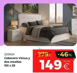 Ahorro Total Venus - cabecero y dos mesitas oferta
