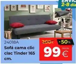 Ahorro Total Sofa cama clic clac tinder 165 oferta
