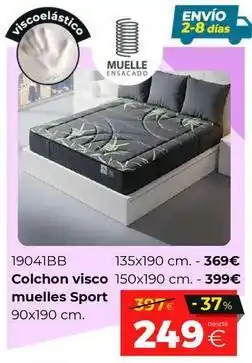 Ahorro Total Colchon visco 150x190 cm oferta