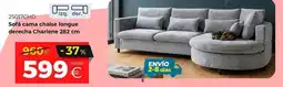 Ahorro Total Sofa cama chaise longue derecha chariene 282 cm oferta