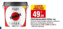 Bricoking Blanco - pintura total 14l oferta