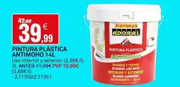 Bricoking Paredes - pintura plástica antimoho 14l oferta