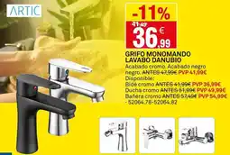Bricoking Artic - grifo monomando lavabo danubio oferta