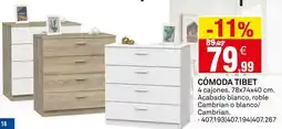 Bricoking Blanco - comoda tibet oferta