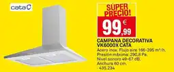 Bricoking Cata - campana decorativa vk6000x oferta