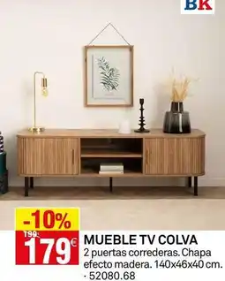 Bricoking Mueble tv colva oferta