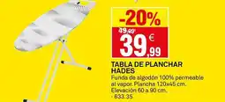 Bricoking Hades - tabla de planchar oferta