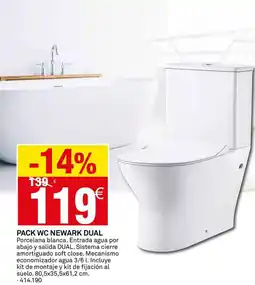 Bricoking Sistema - pack wc newmark dual oferta