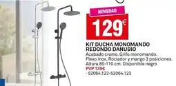 Bricoking Redondo - kit ducha monomando danubio oferta