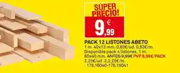 Bricoking Pack 12 listones oferta