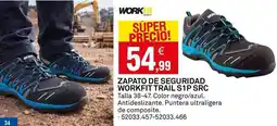 Bricoking Zapato de seguridad workfit trail s 1p src oferta