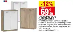 Bricoking Bq - multiusos bajo con estantes oferta