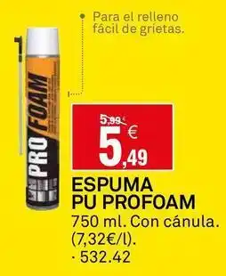 Bricoking Espuma oferta