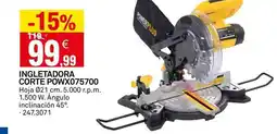 Bricoking Ingletadora corte powx075700 oferta