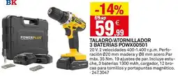 Bricoking Power plus - taladro/atornillador 3 baterias powx005011 oferta