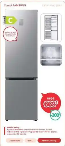 Mi electro Samsung - combi rb38c672csolive oferta