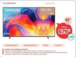 Mi electro Samsung - tv 65m73h oferta
