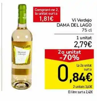 Andorra 2000 2a Unitat -70% Vi Verdejo Dama Del Lago oferta