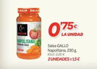 Alsara Supermercados Salsa Gallo Napolitana oferta