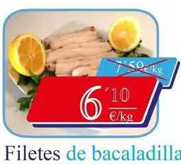 Congelados Copos Filetes de bacaladilla oferta