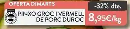 Plusfresc Duroc - pinxo i vermell de porc duroc oferta