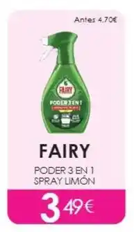 Muchas Perfumerías Fairy - poder 3 en 1 spray limon oferta