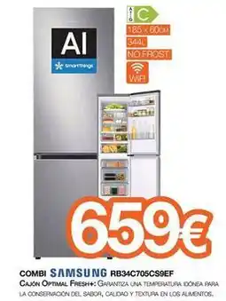 Expert Samsung - combi rb34c705cs9ef oferta