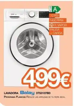 Expert Balay - lavadora 3ts3107bd oferta