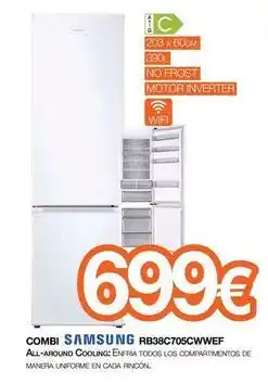 Expert Samsung - combi rb38c705cwwef oferta