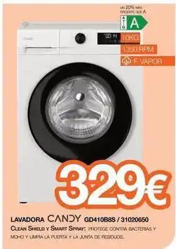 Expert Candy - lavadora gd410b85/3120650 oferta