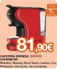 Expert Sogo - cafetera espreso oferta