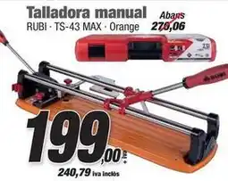 Ferrolan Rubi - talladora manual oferta