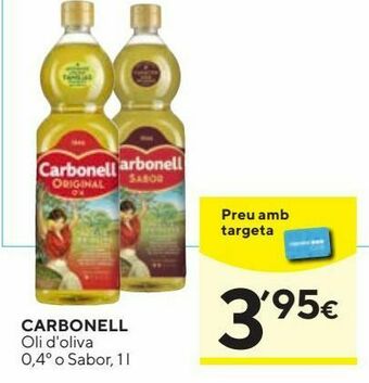 Caprabo Aceite de oliva carbonell oferta
