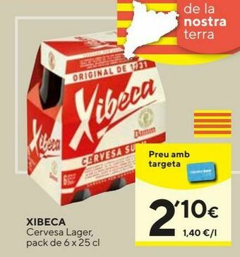 Caprabo Cerveza xibeca oferta