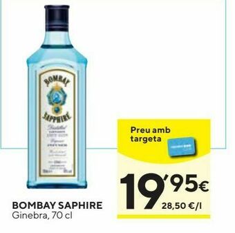 Caprabo Ginebra bombay sapphire oferta