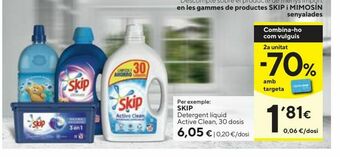 Caprabo Detergente líquido skip oferta