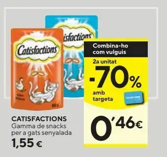Caprabo Comida para gatos catisfactions oferta