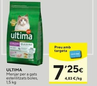 Caprabo Comida para gatos última oferta