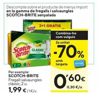 Caprabo Estropajo scotch-brite oferta
