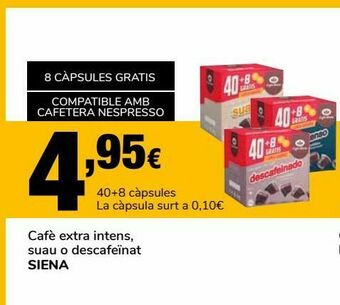 Supeco Café extra intens, suau o descafeinat siena oferta