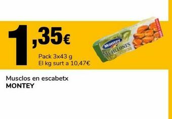Supeco Musclos en escabetx montey oferta