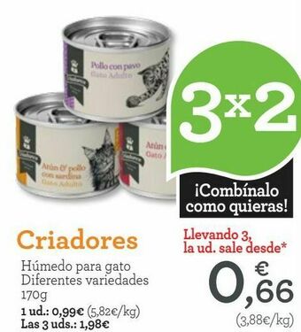 TiendAnimal Criadores húmedo para gato oferta