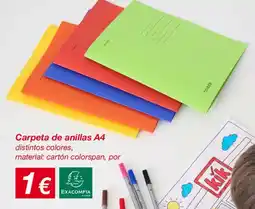 KIK Carpeta de anillas A4 oferta